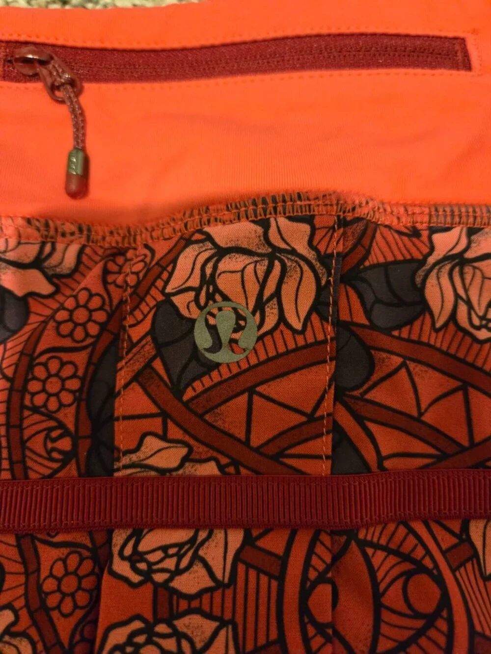 Lululemon Pace Setter Skirt Prisma Multi Guava Lava Boom Juice 2